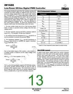 浏览型号IW1688的Datasheet PDF文件第13页