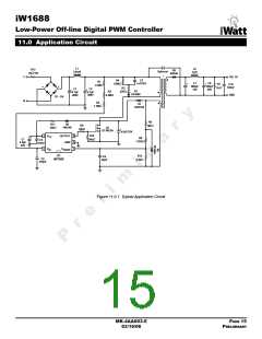 浏览型号IW1688的Datasheet PDF文件第15页