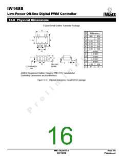 浏览型号IW1688的Datasheet PDF文件第16页