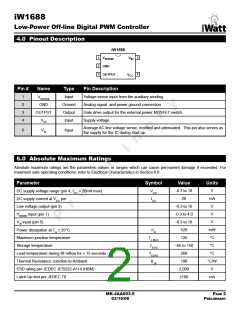 浏览型号IW1688的Datasheet PDF文件第2页