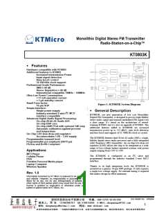 浏览型号KT0803K的Datasheet PDF文件第1页