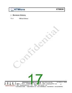 浏览型号KT0803K的Datasheet PDF文件第17页