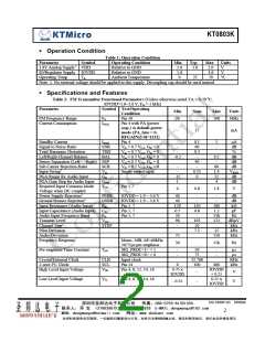 浏览型号KT0803K的Datasheet PDF文件第2页