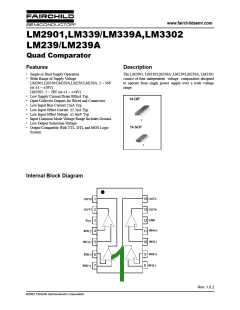 浏览型号LM339的Datasheet PDF文件第1页
