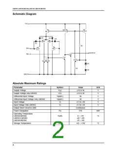 浏览型号LM339的Datasheet PDF文件第2页