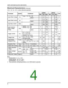 浏览型号LM339的Datasheet PDF文件第4页