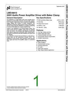 浏览型号LM49810的Datasheet PDF文件第1页