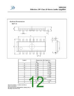浏览型号MD3203的Datasheet PDF文件第12页