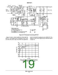浏览型号NCP1271开关电源控制器的Datasheet PDF文件第19页