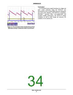 浏览型号NCP1271开关电源控制器的Datasheet PDF文件第34页