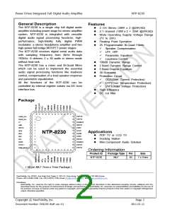 浏览型号NTP8230的Datasheet PDF文件第2页
