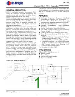 浏览型号OB2263的Datasheet PDF文件第1页