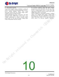 浏览型号OB2263的Datasheet PDF文件第10页