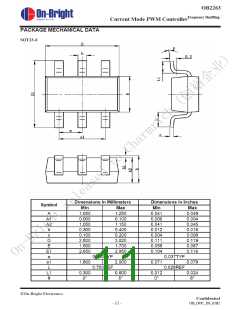 浏览型号OB2263的Datasheet PDF文件第11页