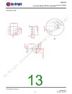 浏览型号OB2263的Datasheet PDF文件第13页