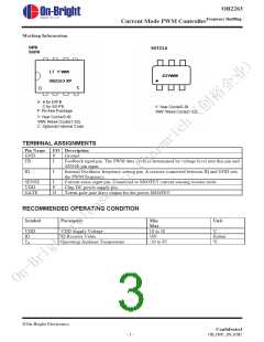 浏览型号OB2263的Datasheet PDF文件第3页