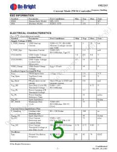浏览型号OB2263的Datasheet PDF文件第5页