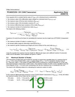 浏览型号P82C250的Datasheet PDF文件第19页