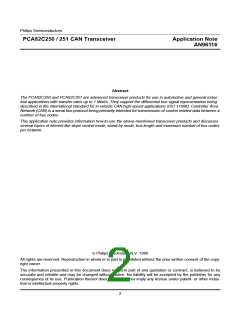 浏览型号P82C250的Datasheet PDF文件第2页