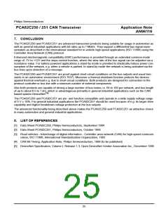 浏览型号P82C250的Datasheet PDF文件第25页