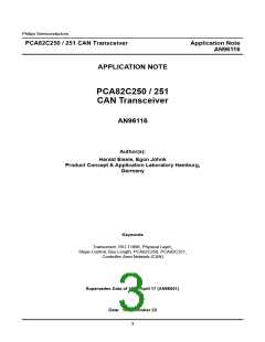 浏览型号P82C250的Datasheet PDF文件第3页