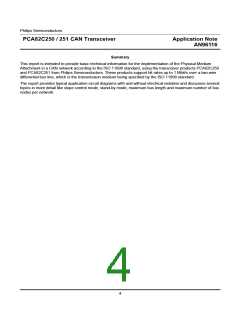 浏览型号P82C250的Datasheet PDF文件第4页