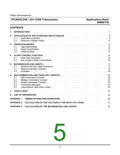 浏览型号P82C250的Datasheet PDF文件第5页