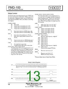 浏览型号PMD100的Datasheet PDF文件第13页