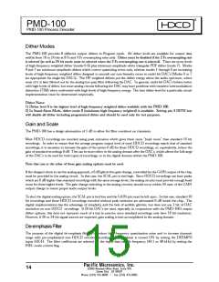 浏览型号PMD100的Datasheet PDF文件第15页