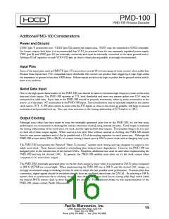 浏览型号PMD100的Datasheet PDF文件第16页