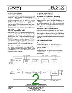 浏览型号PMD100的Datasheet PDF文件第2页
