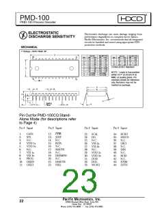 浏览型号PMD100的Datasheet PDF文件第23页