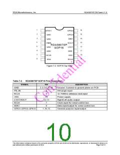 浏览型号RDA5807的Datasheet PDF文件第10页