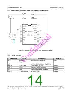浏览型号RDA5807的Datasheet PDF文件第14页