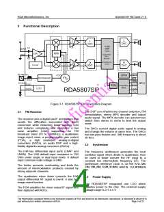 浏览型号RDA5807的Datasheet PDF文件第4页