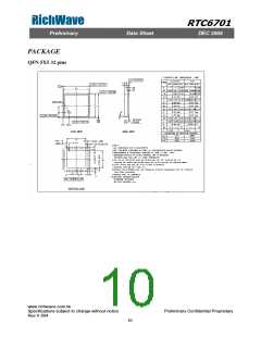 浏览型号RTC6701的Datasheet PDF文件第10页