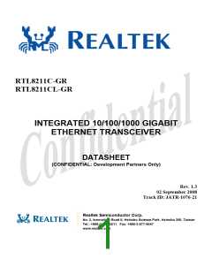 浏览型号RTL8211的Datasheet PDF文件第1页