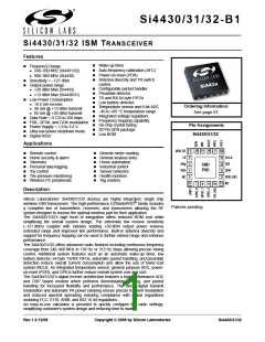浏览型号SI4432的Datasheet PDF文件第1页