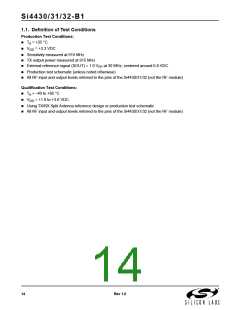 浏览型号SI4432的Datasheet PDF文件第14页