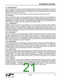 浏览型号SI4432的Datasheet PDF文件第21页