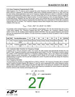 浏览型号SI4432的Datasheet PDF文件第27页