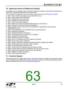 浏览型号SI4432的Datasheet PDF文件第63页