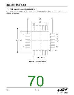 浏览型号SI4432的Datasheet PDF文件第70页