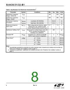 浏览型号SI4432的Datasheet PDF文件第8页