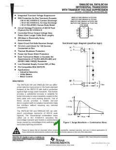 浏览型号SN65/75LBC184的Datasheet PDF文件第1页