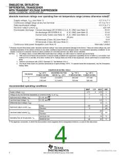 浏览型号SN65/75LBC184的Datasheet PDF文件第4页