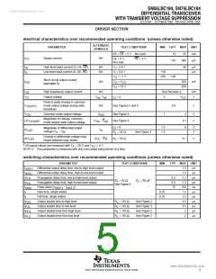 浏览型号SN65/75LBC184的Datasheet PDF文件第5页