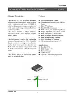 浏览型号TD1410 2A的Datasheet PDF文件第1页