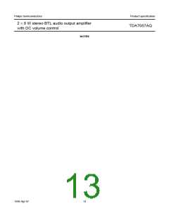 浏览型号TDA7057的Datasheet PDF文件第13页