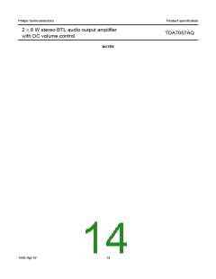 浏览型号TDA7057的Datasheet PDF文件第14页